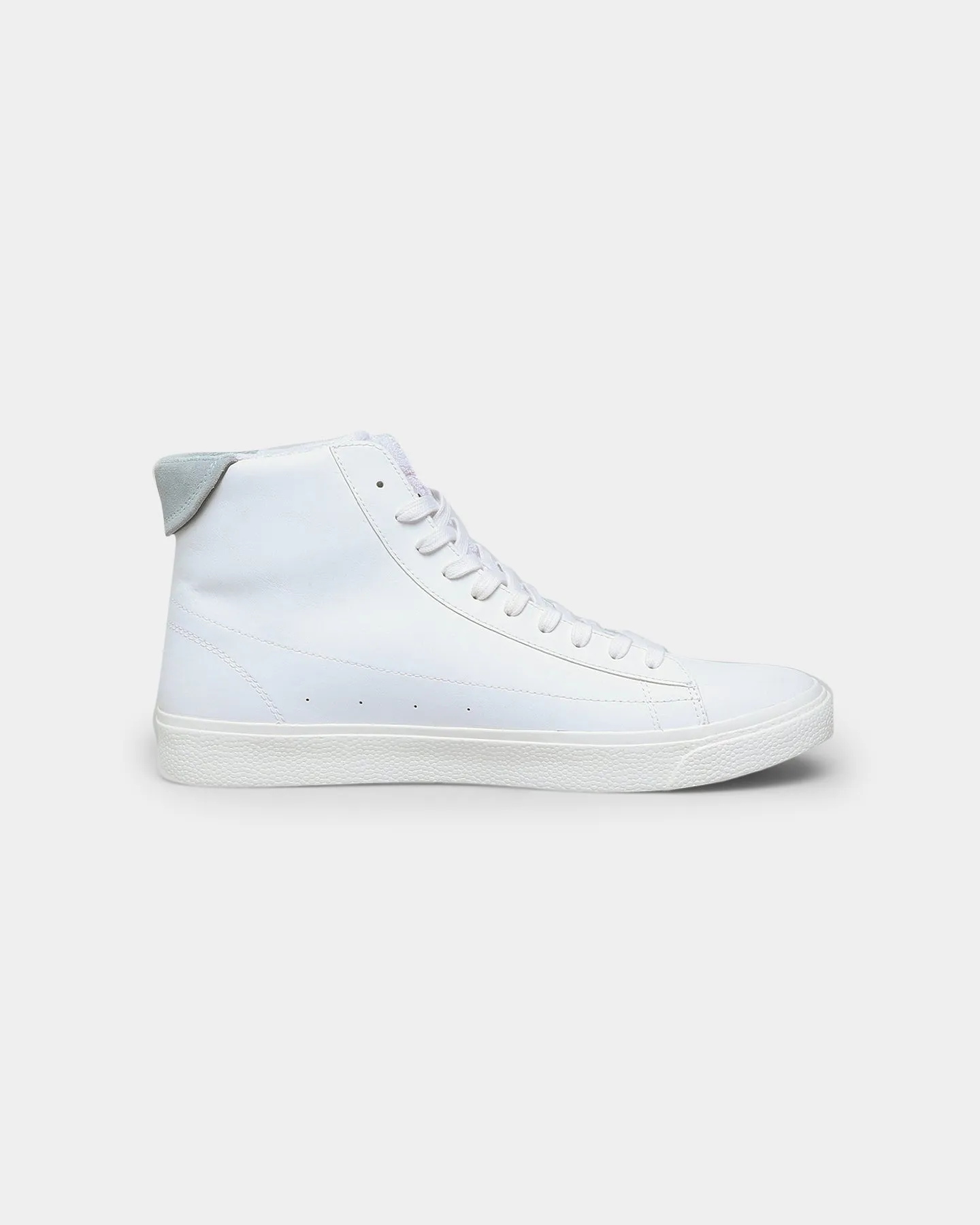 Tommy Jeans Leather High-Top Vulcanised White