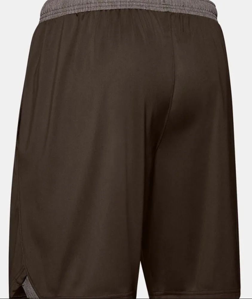 UA Locker 9in Short in Brown by Under Armour