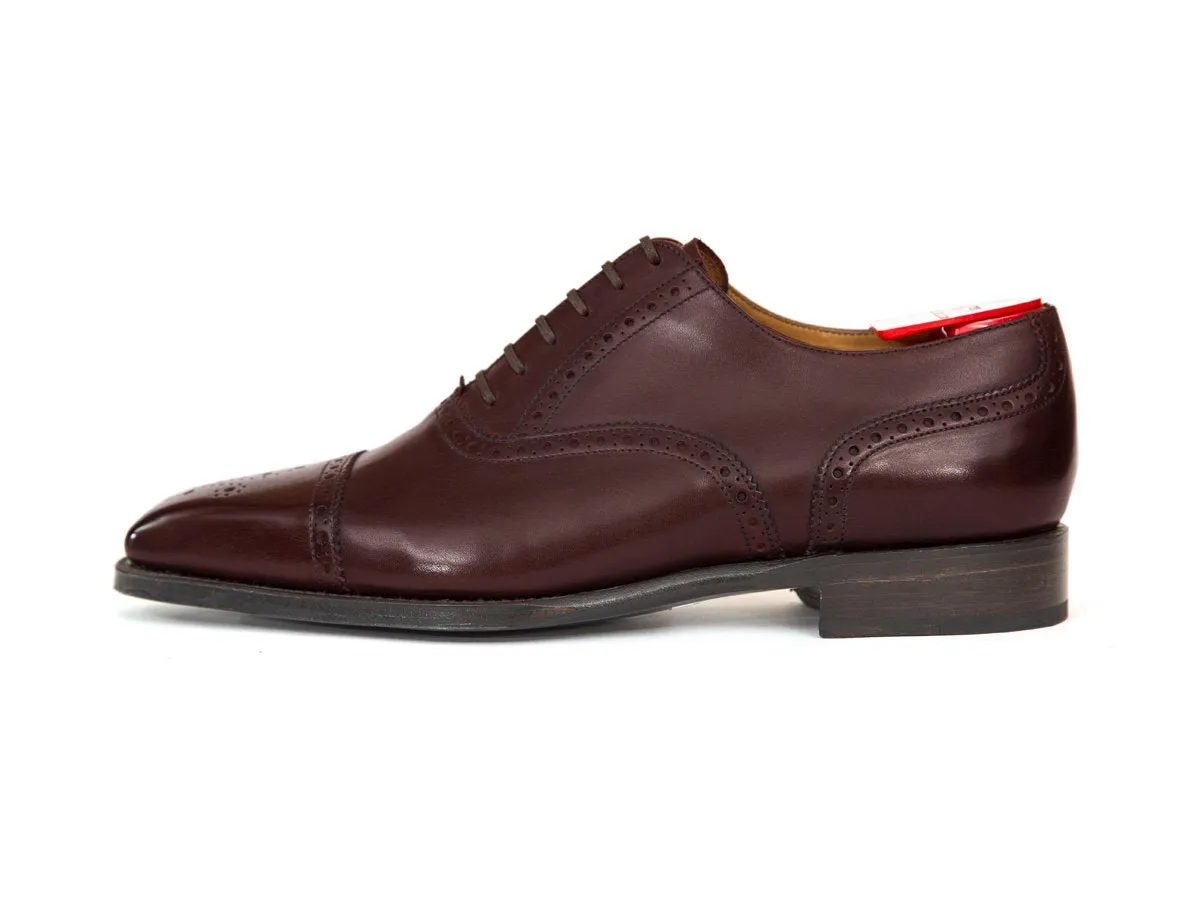 Windermere - MTO - Shaded Merlot Calf - MGF Last - Single Leather Sole