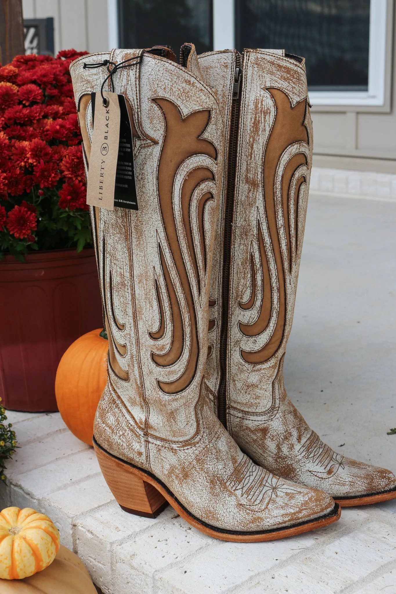 Womens Carnaza Cobre Mantequilla Cowgirl Boot